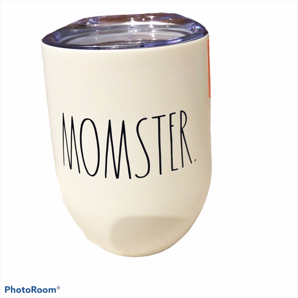 NWT Rae Dunn MOMSTER Stainless Steel Insulated 🍷 Glass